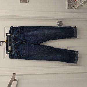 Women's KUT from the kloth,Amy crop straight leg,  blue,pre-owned Sz 10